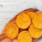 Porción de arepas frita