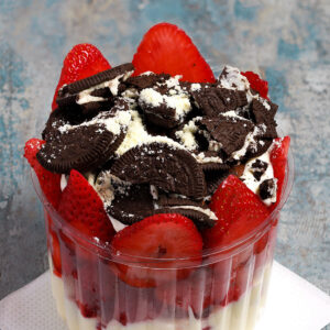 FRUTILLAS CON OREO
