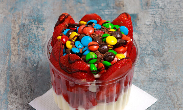 FRUTILLAS CON M&M