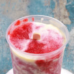 HELADO DE FRUTILLA CON CREMA CASERO